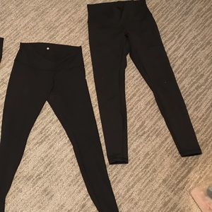 2 PAIRS lululemon Wunder Under full length legging